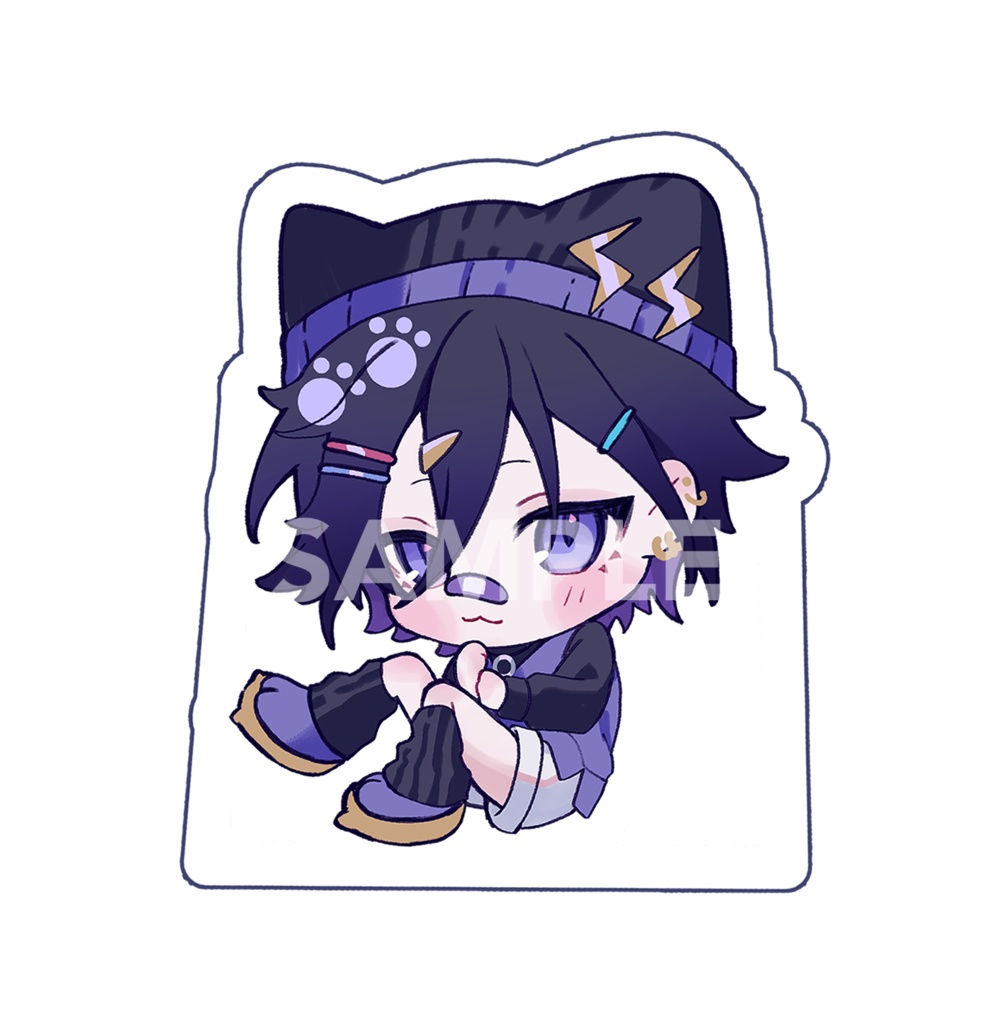 【非公式】にゃんこ自立アクスタ(奏手イヅル/律可/アステル・レダ/水無世燐央)