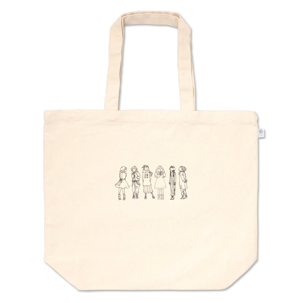 トートバッグ「冬ガール」