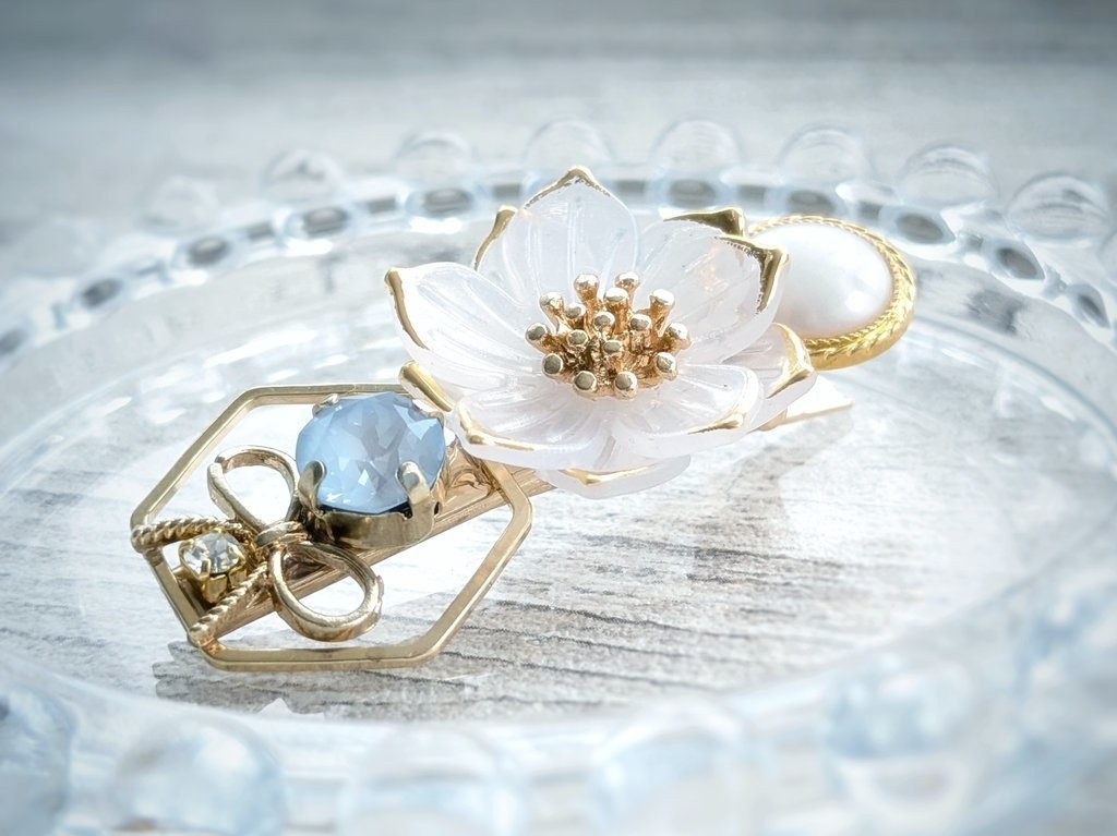 【原神】神里綾人 イメージアクセサリー ヘアクリップ