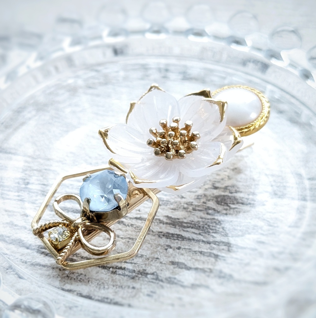 【原神】神里綾人 イメージアクセサリー ヘアクリップ