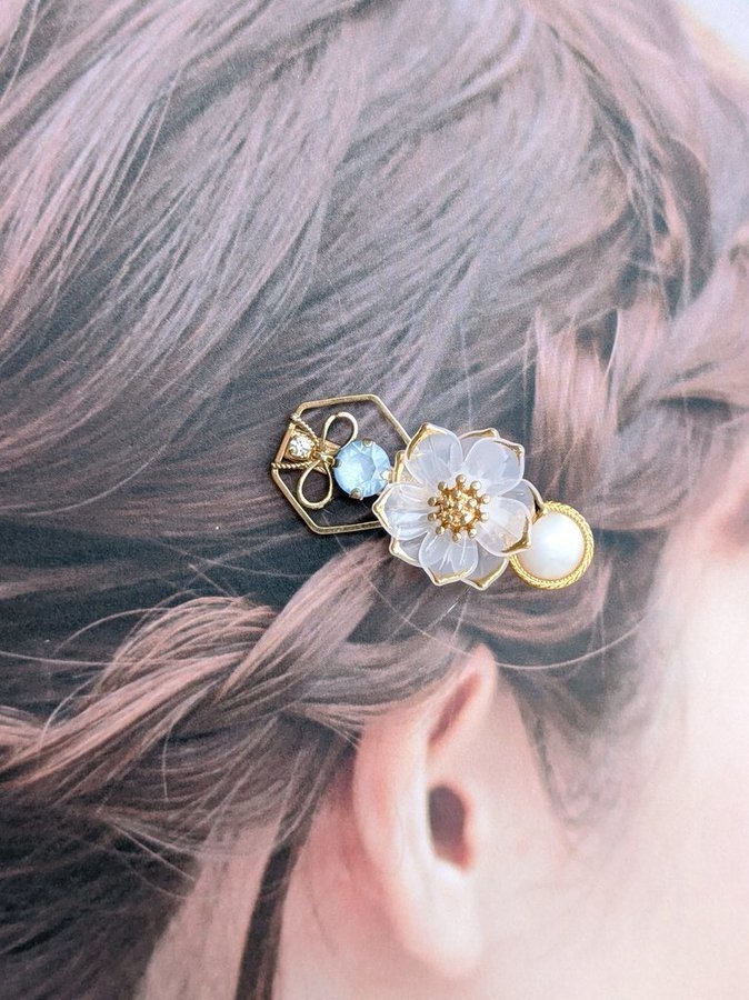 【原神】神里綾人 イメージアクセサリー ヘアクリップ