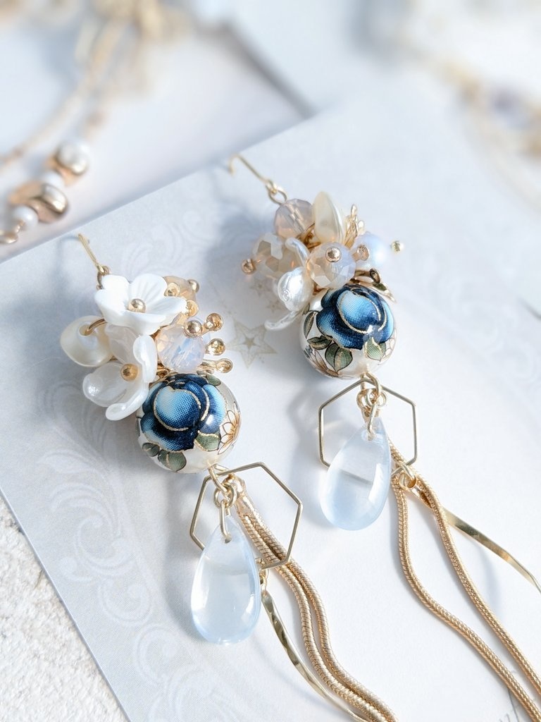 【原神】神里綾人 イメージアクセサリー ピアス/イヤリング