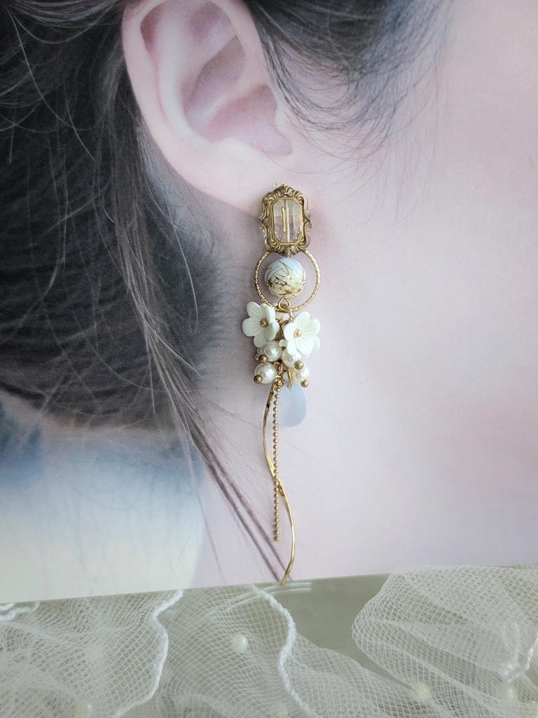 【原神】神里綾人 イメージアクセサリー ピアス/イヤリング