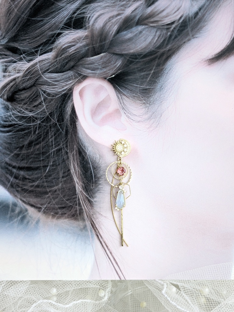 【原神】トーマ&神里綾人 主従コンビイメージアクセサリー ピアス/イヤリング