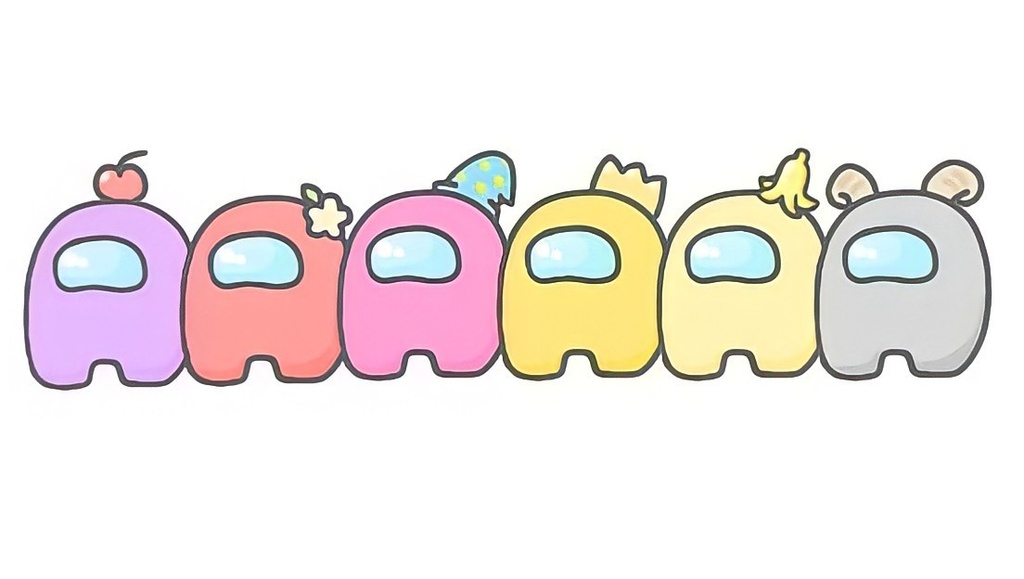 なかよしAmong Us!Tシャツ