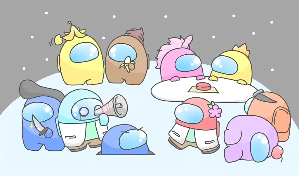 なかよしAmong Us!トートバッグ