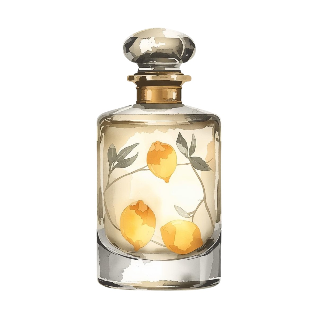 アンティーク水彩画レモンシリーズ クリップアート12点セット(PNG)背景透過