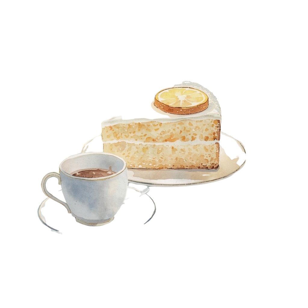 アンティーク水彩画レモンシリーズ クリップアート12点セット(PNG)背景透過