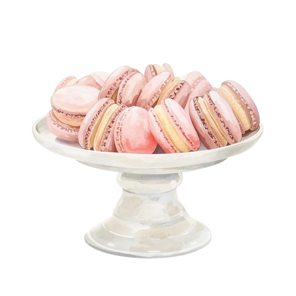 水彩ケーキシリーズ クリップアート16点セット(PNG)|Watercolor Cake Series Clipart