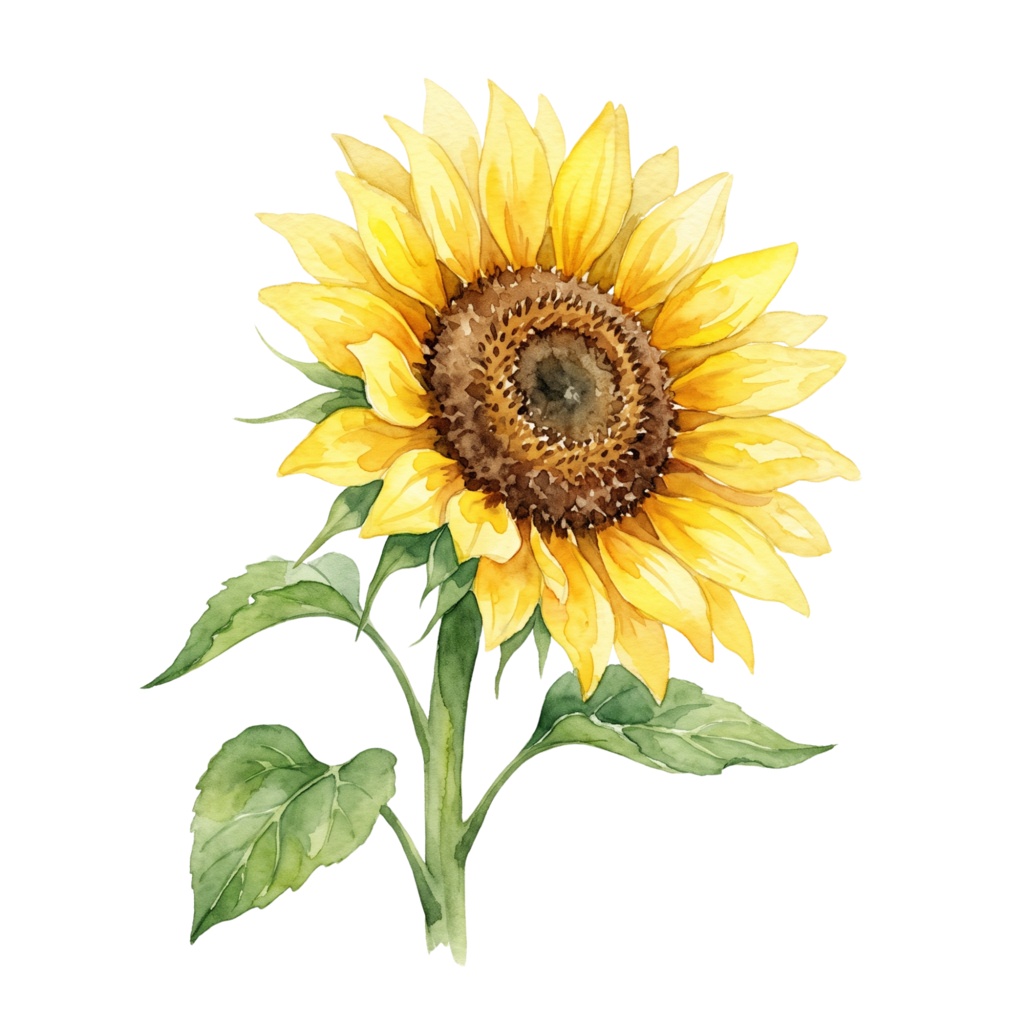 🌼 水彩・花素材セット(背景透過PNG/12点)