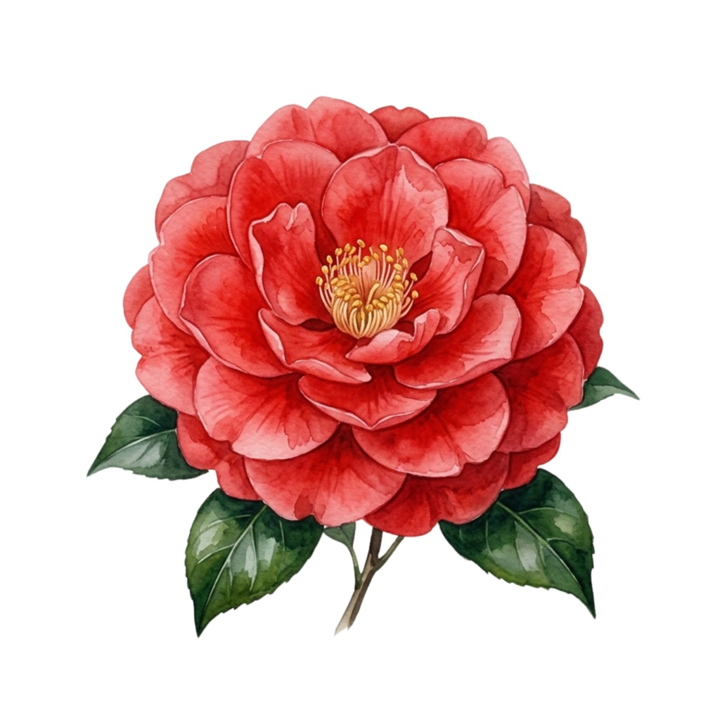❄️ 水彩・冬の花素材セット(背景透過PNG/18点)