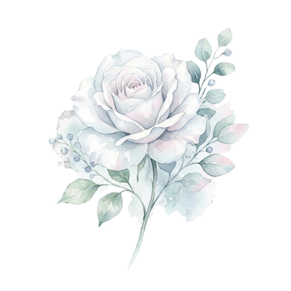 ❄️ 水彩・冬の花素材セット(背景透過PNG/18点)