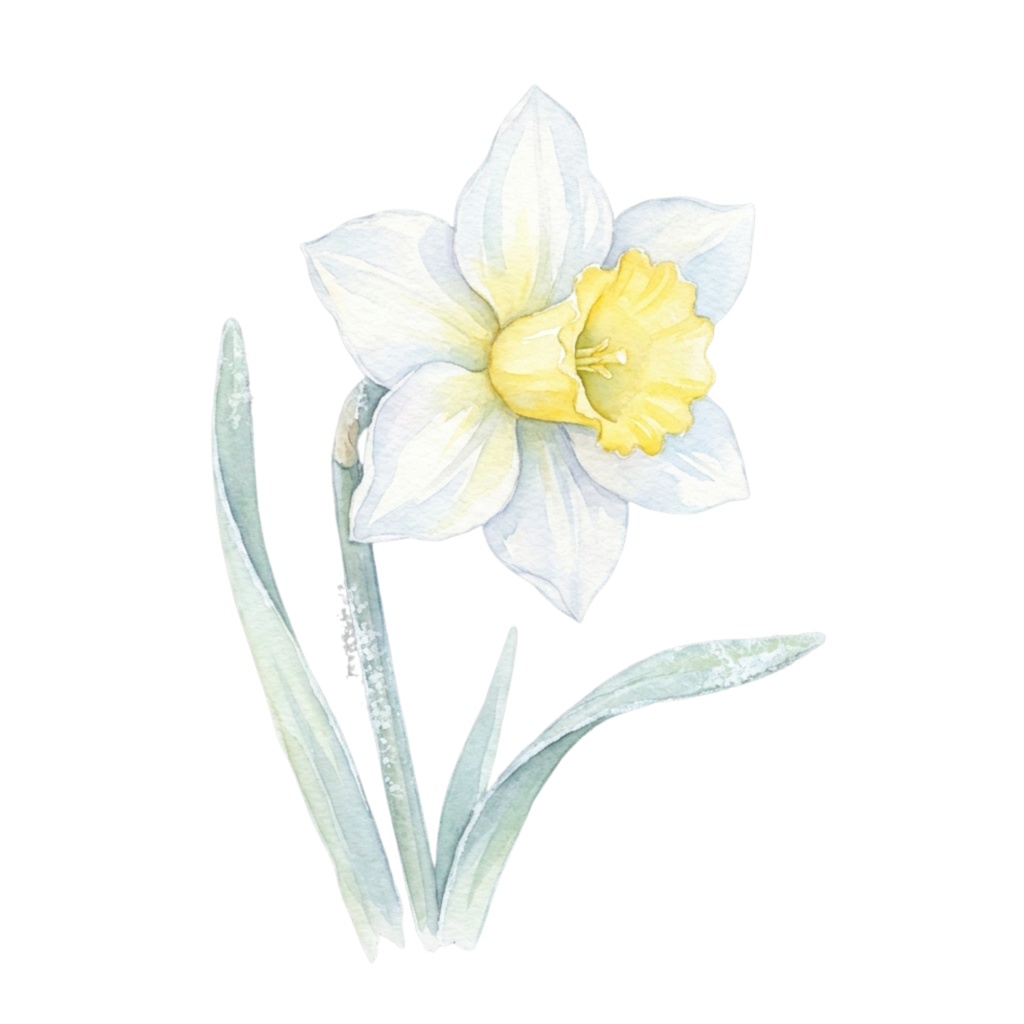 ❄️ 水彩・冬の花素材セット(背景透過PNG/18点)