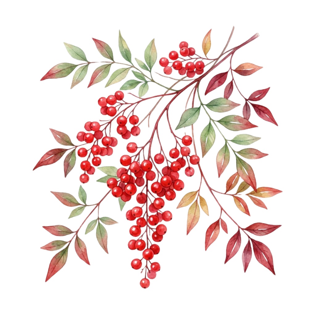 ❄️ 水彩・冬の花素材セット(背景透過PNG/18点)