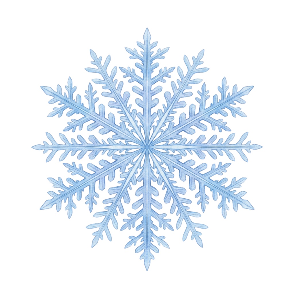 ❄️ 水彩・冬の花素材セット(背景透過PNG/18点)