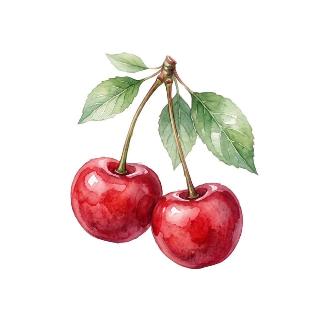 ð Watercolor Fruit Clipart Set â 12 PNG