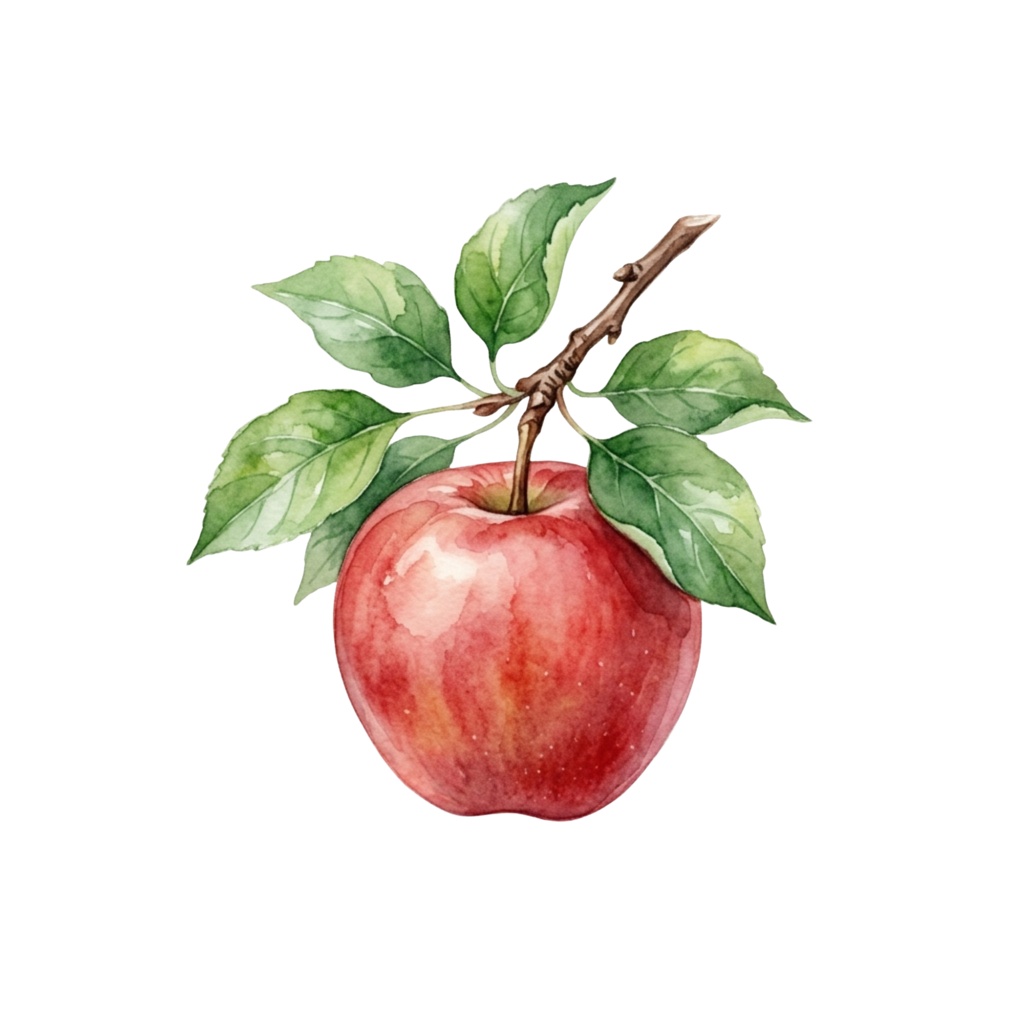 ð Watercolor Fruit Clipart Set â 12 PNG