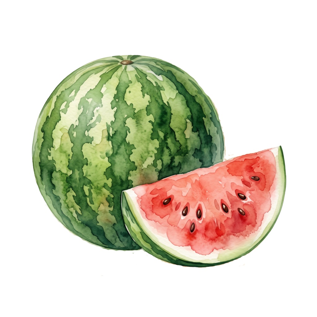 ð Watercolor Fruit Clipart Set â 12 PNG