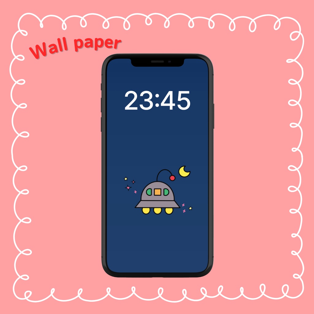 スマホ壁紙｜UFOくん