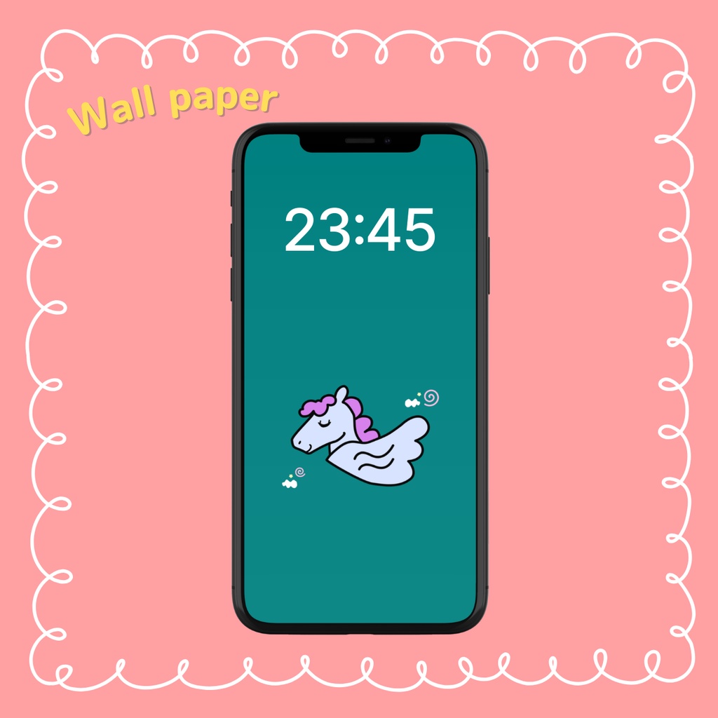 スマホ壁紙｜幸運のペガサス