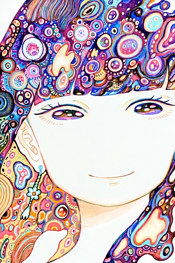 原画「やさしい世界」