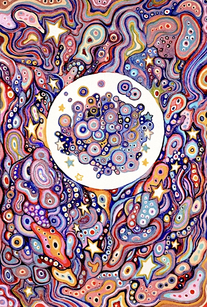 原画「自分を愛して」