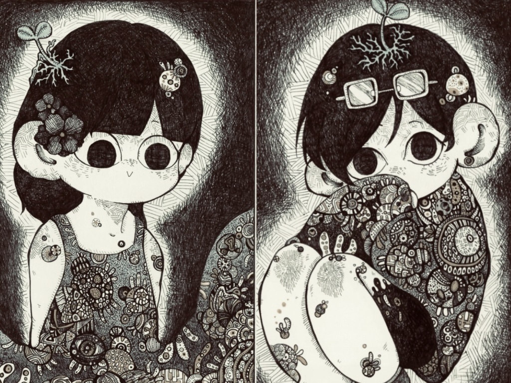 原画「まちぼぅけっ…」