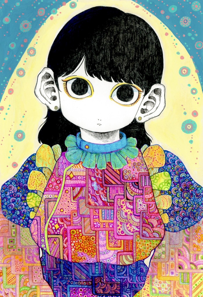原画「春を待つワンピース」