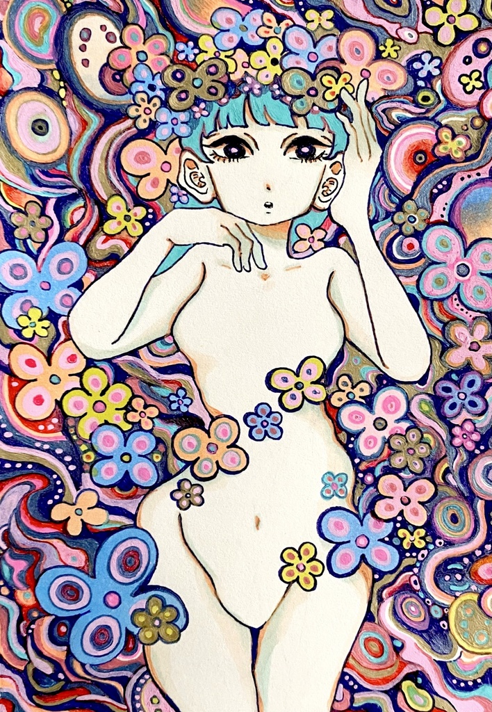 原画「春を呼ぶ」