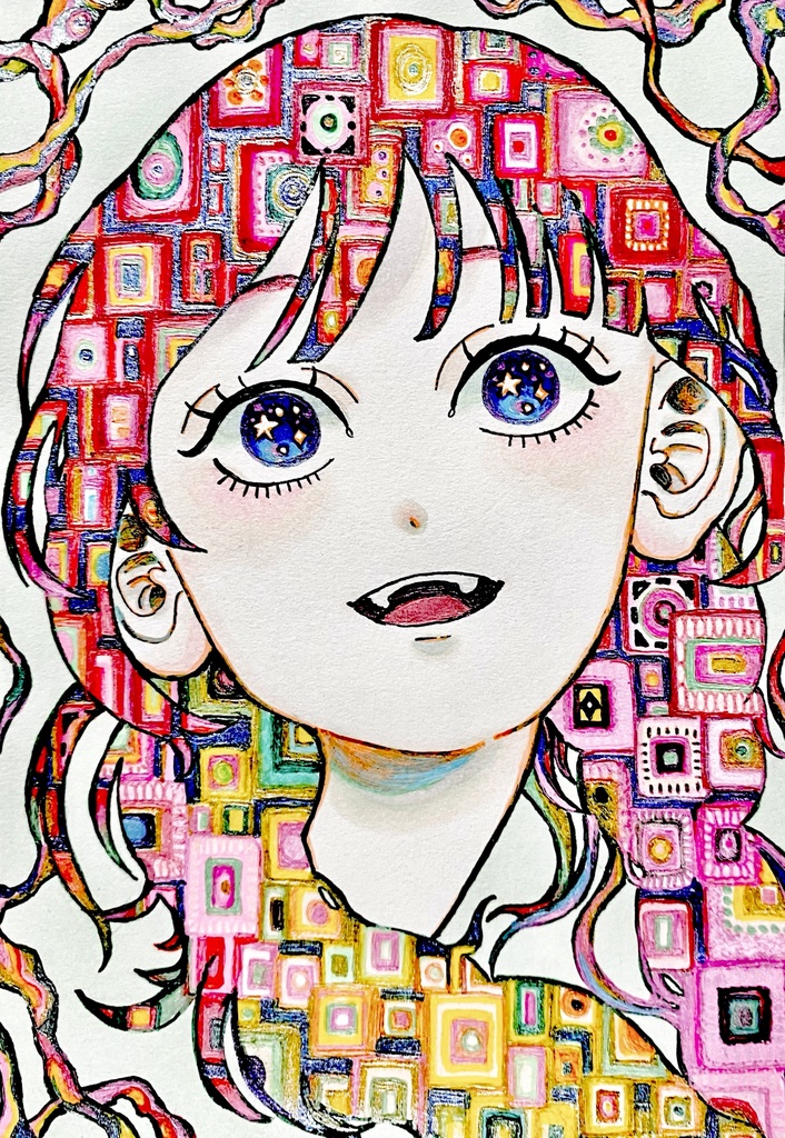 原画「あの子だけ時が止まったみたいだった」