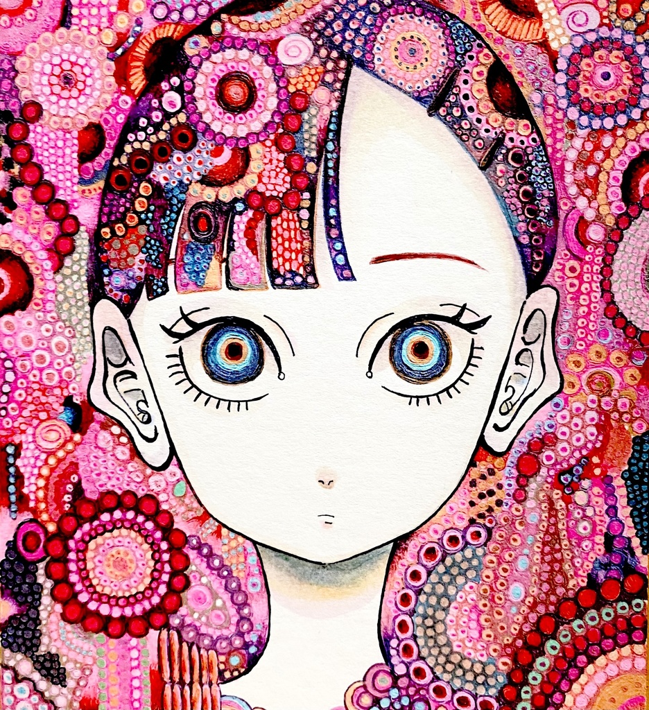 原画「きらきら自画像」