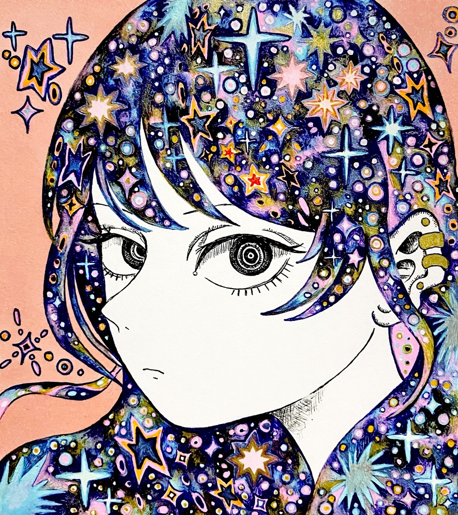 原画「風になる」