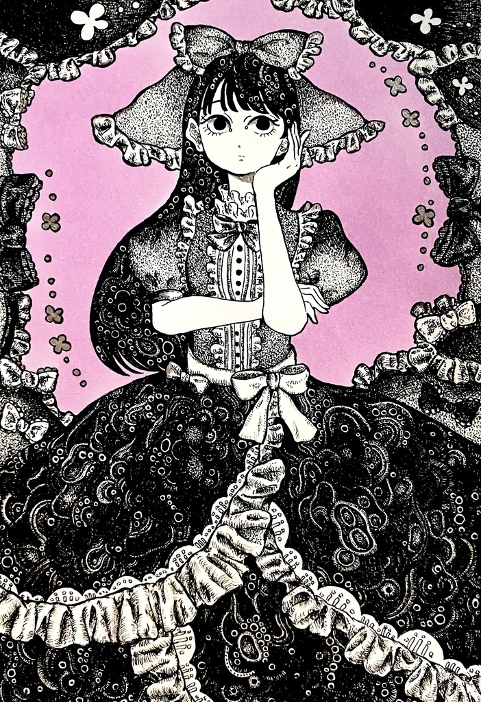 原画「恋は迷宮」