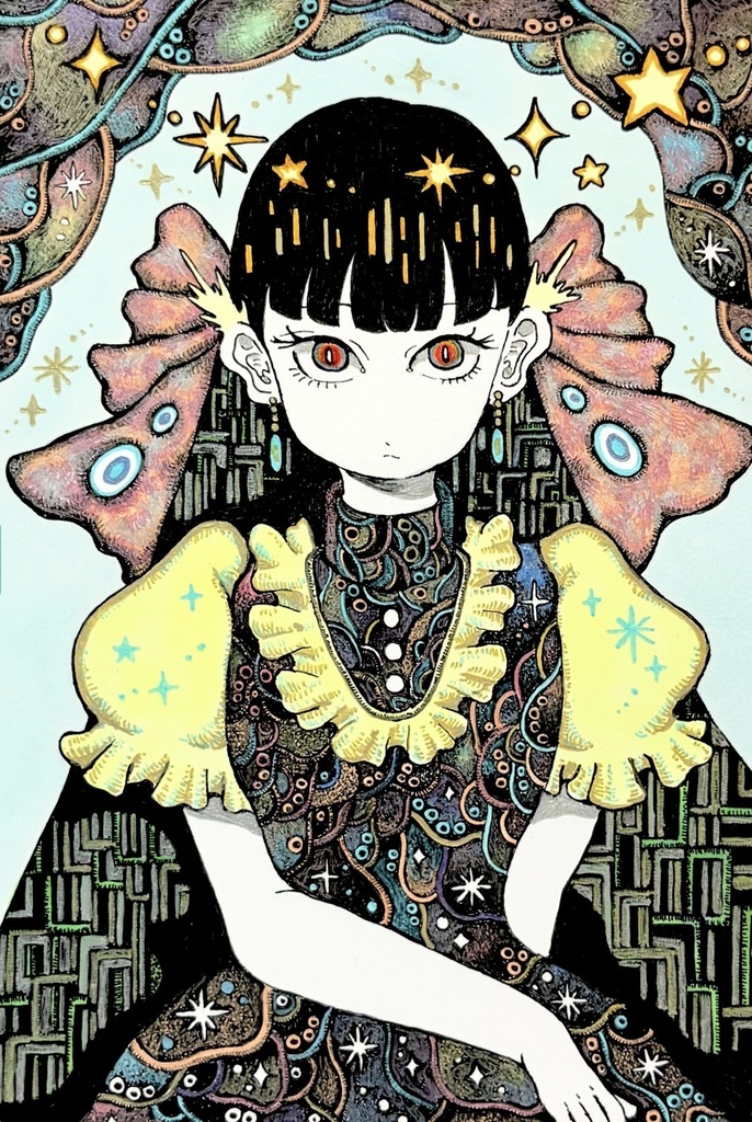 原画「星になる」