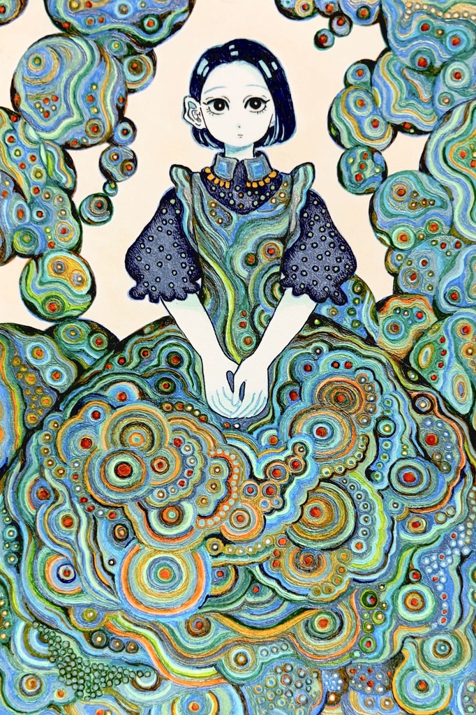 原画「森の風」