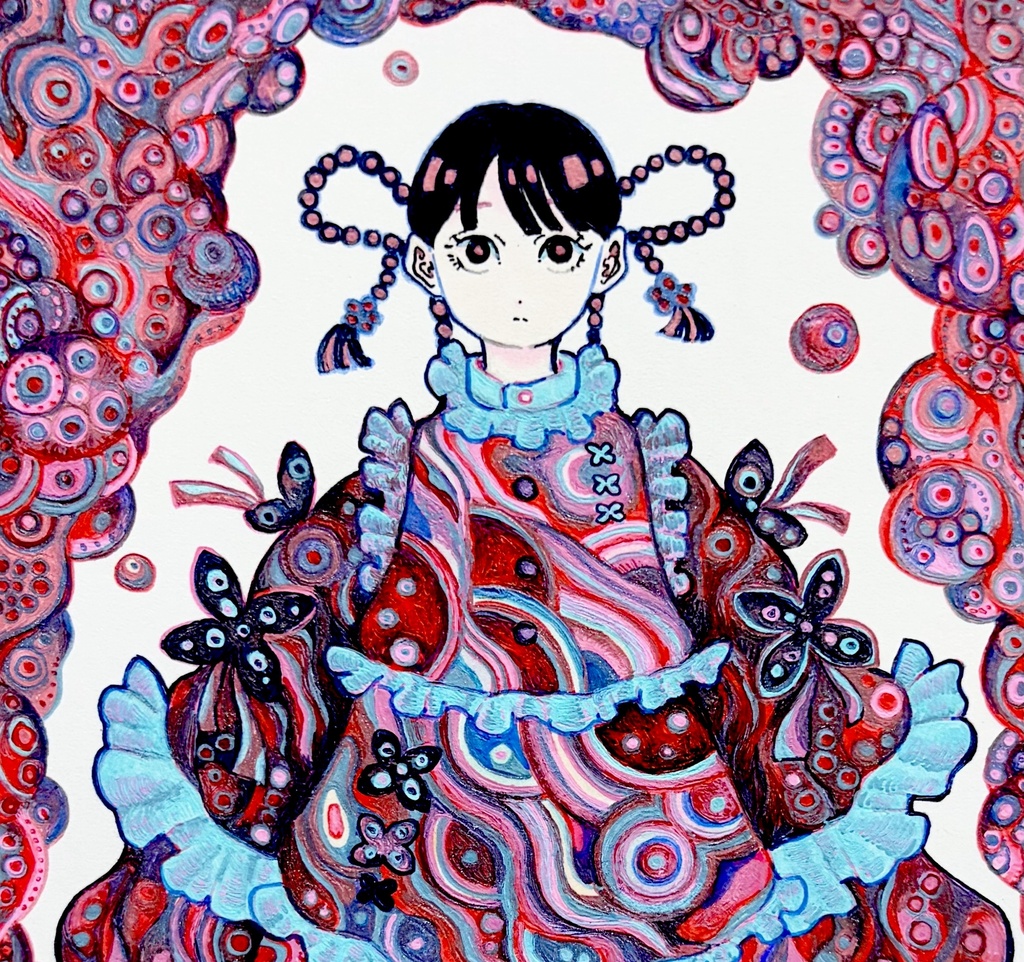 原画「赤い繭」