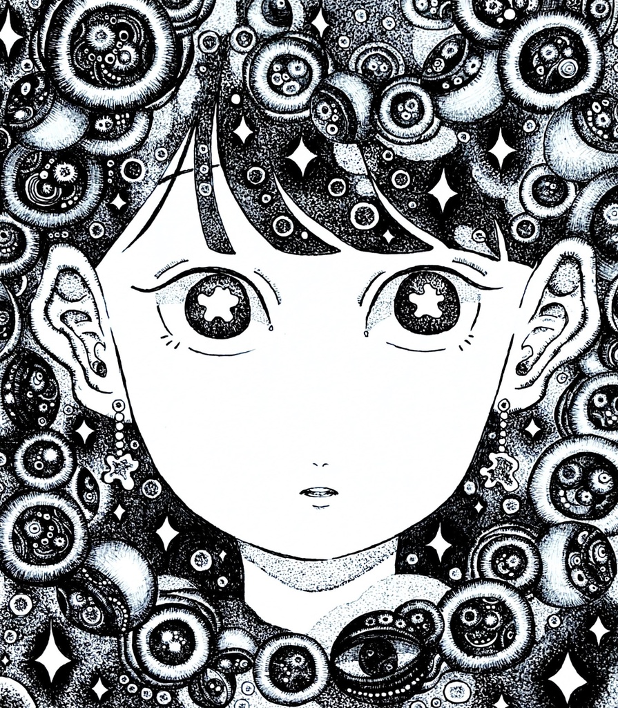 原画「夢を信じて」