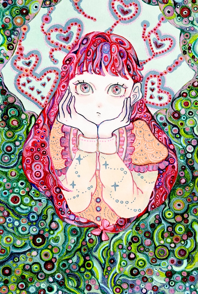 原画「こっちみて」