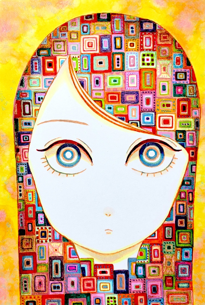 原画「いろとりどり」