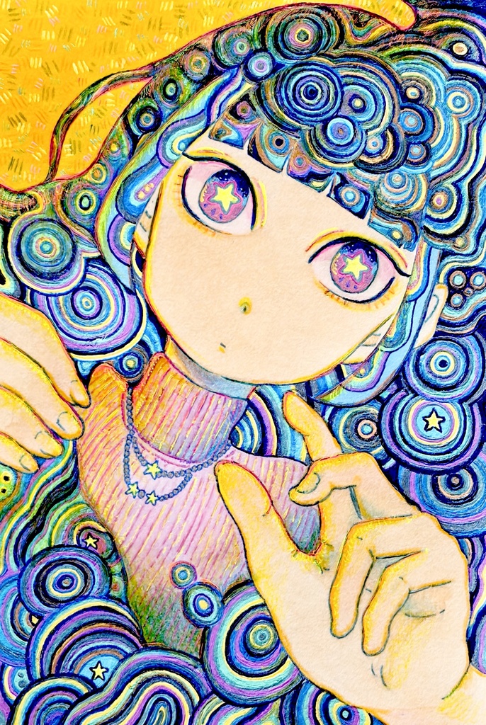 原画「七転び八起き」
