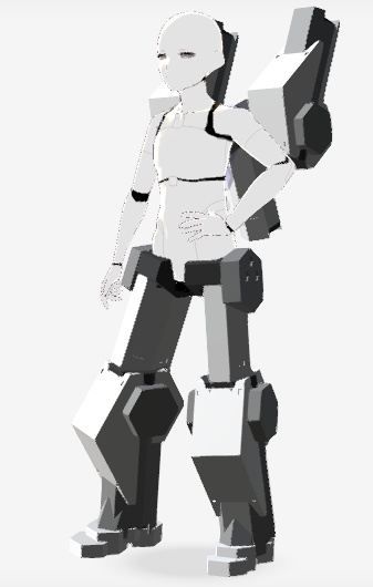 VRoid向けパーツセットA