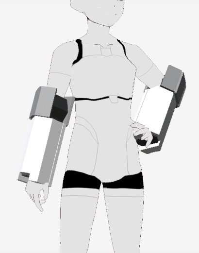 VRoid向けパーツセットB