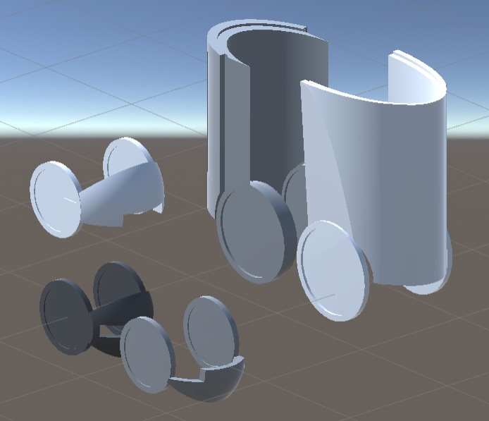 VRoid向けパーツセットD