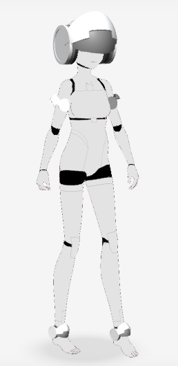 VRoid向けパーツセットD