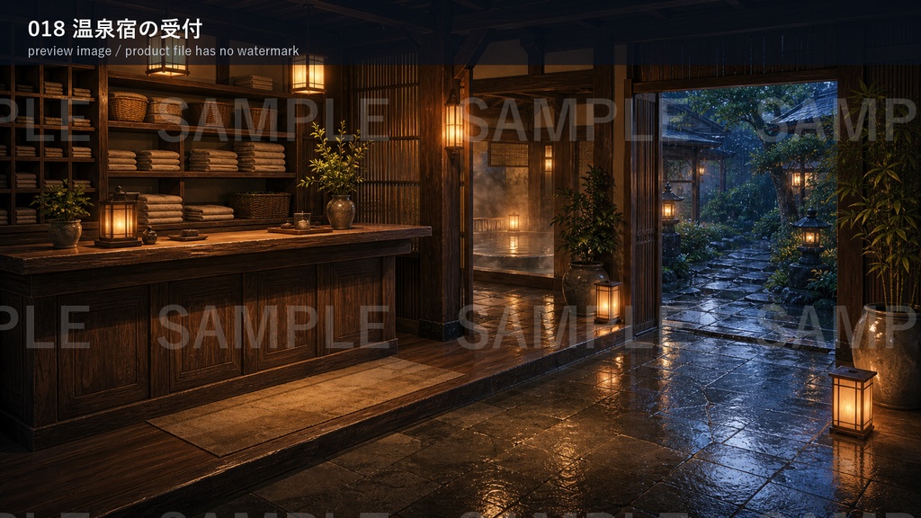 背景素材集Vol.4_幻想ショップ施設 Shops & Facilities