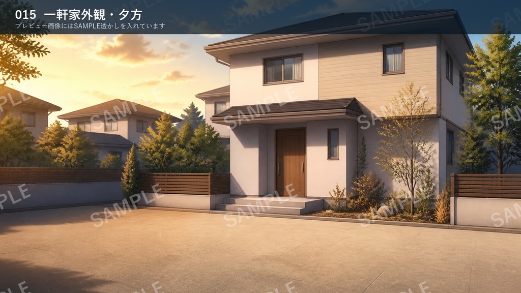 背景素材集Vol.6_現代日常・住宅と部屋 Modern Homes & Rooms