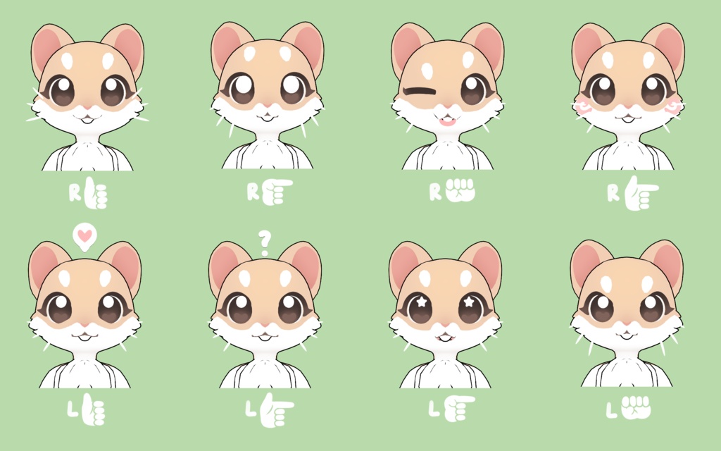 Squishy Base Chibi VRChat Furry Avatar