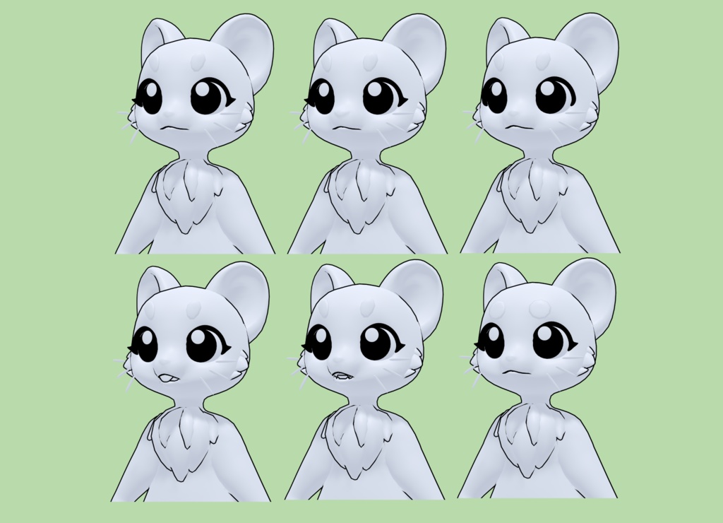 Squishy Base Chibi VRChat Furry Avatar