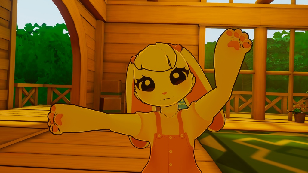 Floppy the Bunny VRChat Kemono Furry Avatar