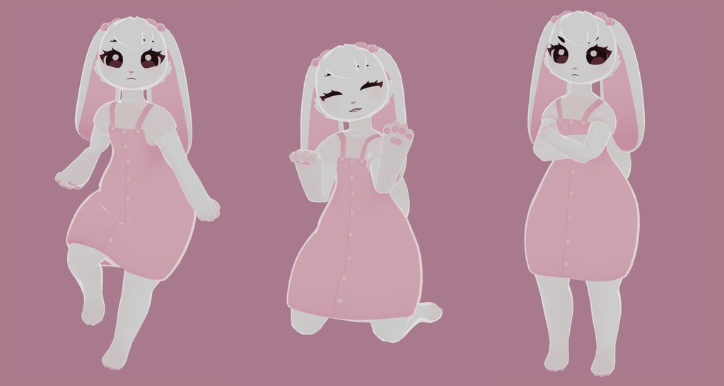 Floppy the Bunny VRChat Kemono Furry Avatar